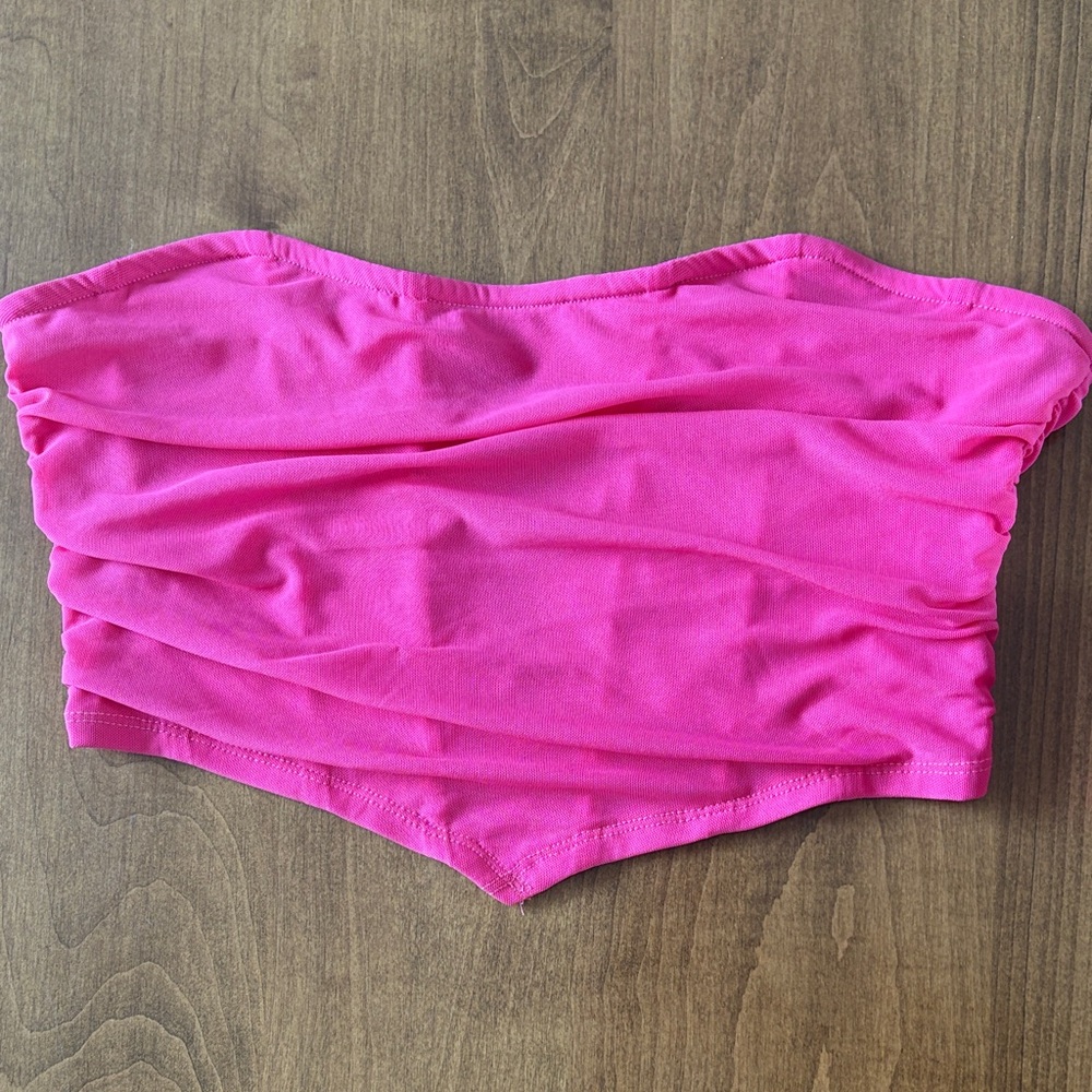 SHEIN Pink Corset Top